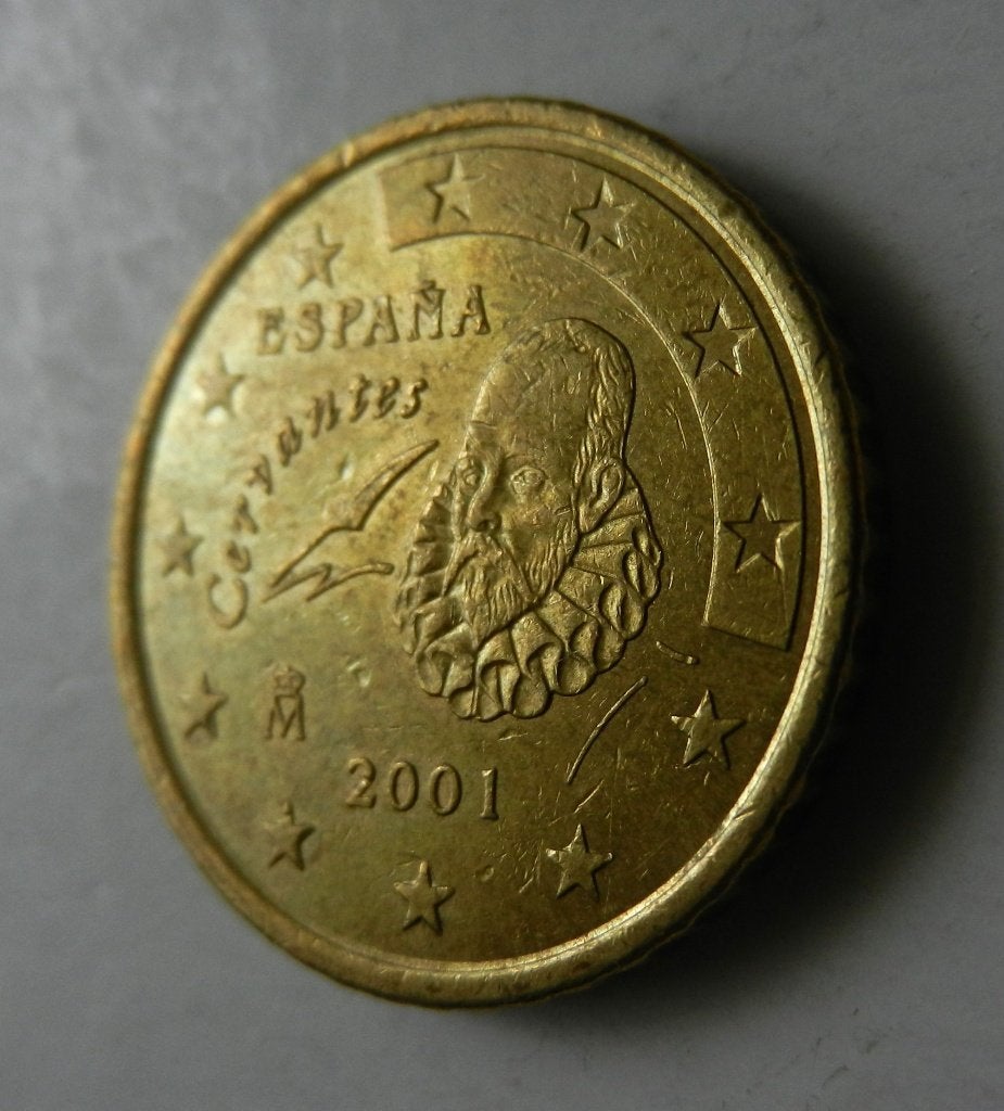 Spanje 50 eurocent 2001, Verzenden, Spanje, 50 cent, Losse munt