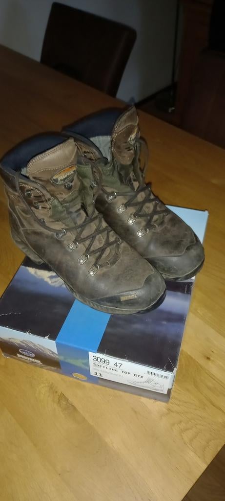 Meindl softline maat 46 wandelschoen, Kleding | Heren, Schoenen, Ophalen of Verzenden, Zo goed als nieuw, Bruin, Wandelschoenen of Bergschoenen