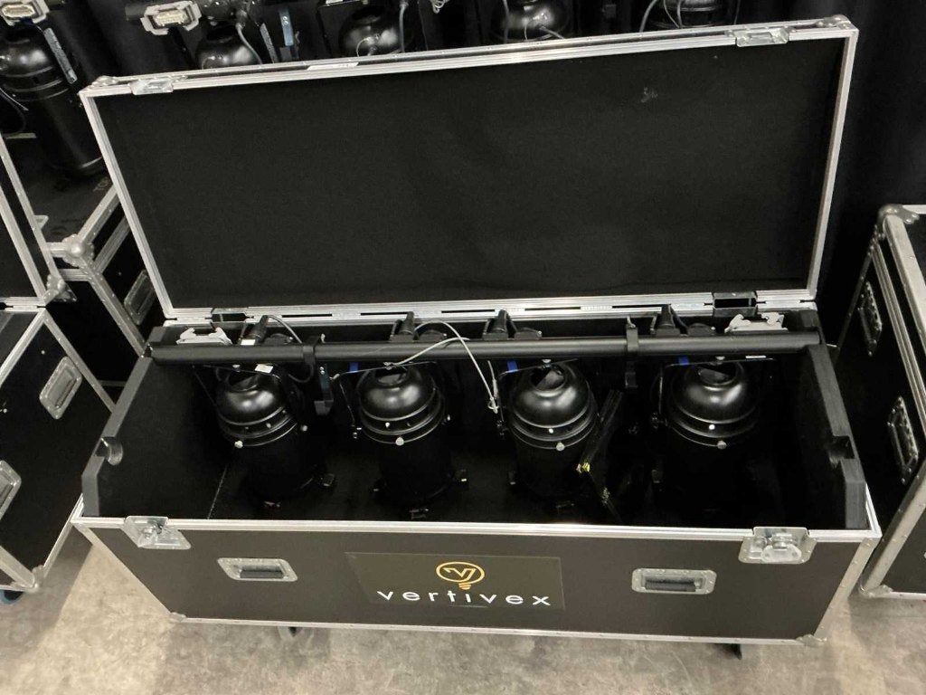 2x Flightcase + 4x fourbar par 64, Muziek en Instrumenten, Licht en Laser, Ophalen, Gebruikt, Licht