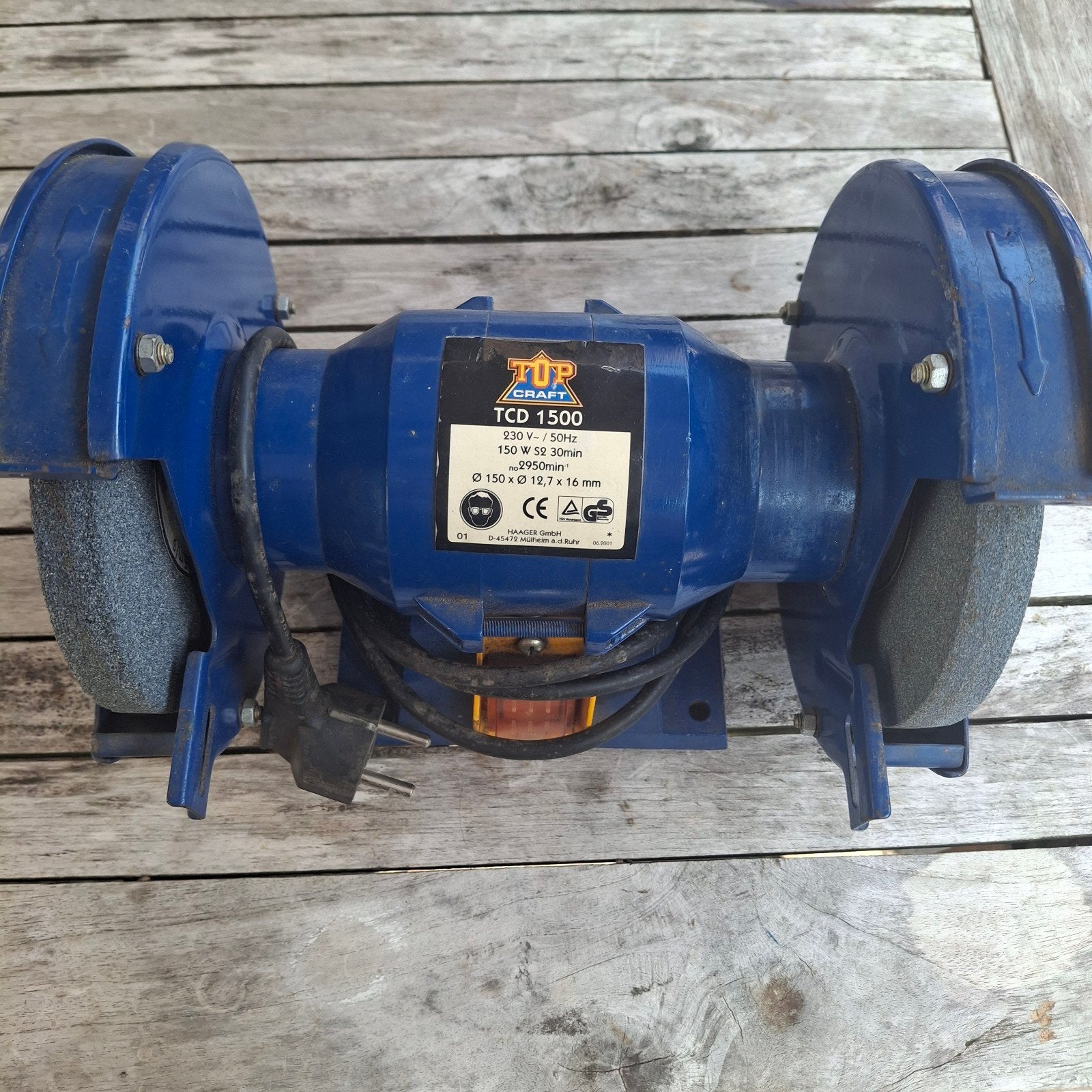 Slijpmachine, Ophalen, Zo goed als nieuw, Minder dan 700 watt, Werkbankslijpmachine