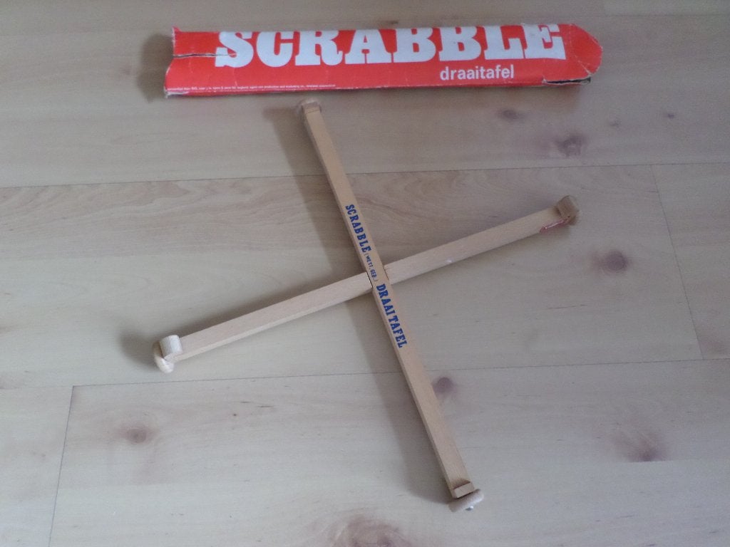 scrabble draaitafel, Ophalen, Zo goed als nieuw