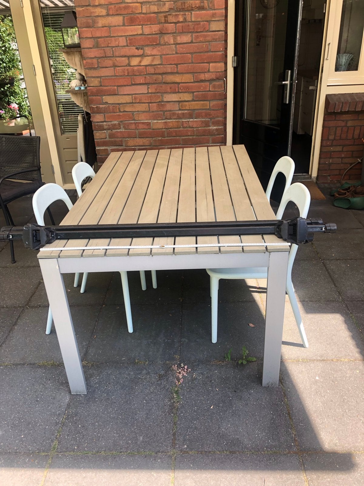 Gebruikte Thule dakdragers voor open dakrail (min. 105 cm), Ophalen, Gebruikt