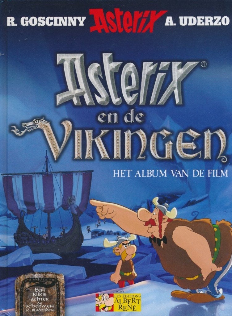 Filmboek " Asterix en de vikingen ", Eén stripboek, Ophalen of Verzenden, Zo goed als nieuw