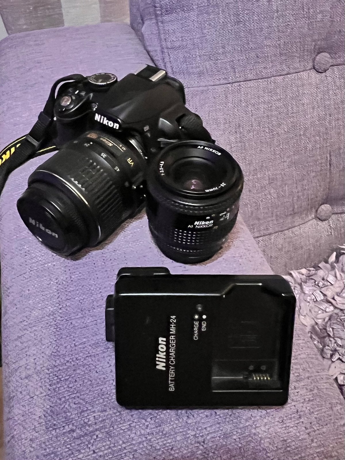 Complete Nikon D3100 spiegelreflexcamera + 2 lenzen & tas!, Audio, Tv en Foto, Ophalen of Verzenden, Zo goed als nieuw, Nikon