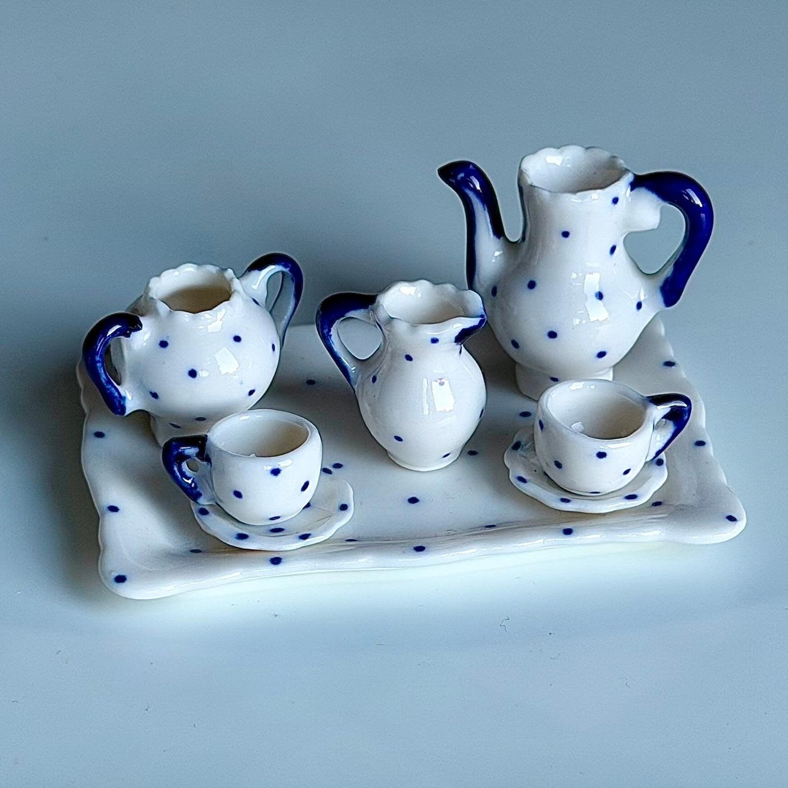Diverse porseleinen miniatuur serviesjes - Kinderservies, Ophalen of Verzenden