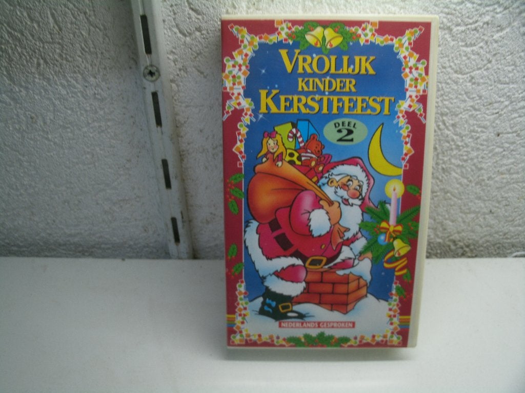vhs 79a vrolijk kinder kerstfeest deel 2, Cd's en Dvd's, VHS | Kinderen en Jeugd, Alle leeftijden, Ophalen of Verzenden, Gebruikt