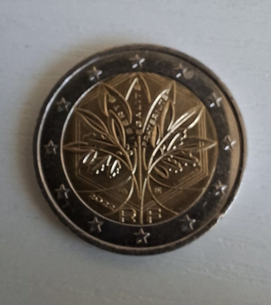 Franse 2-euromunt met levensboom, 2022, Ophalen of Verzenden, Frankrijk, 2 euro, Losse munt