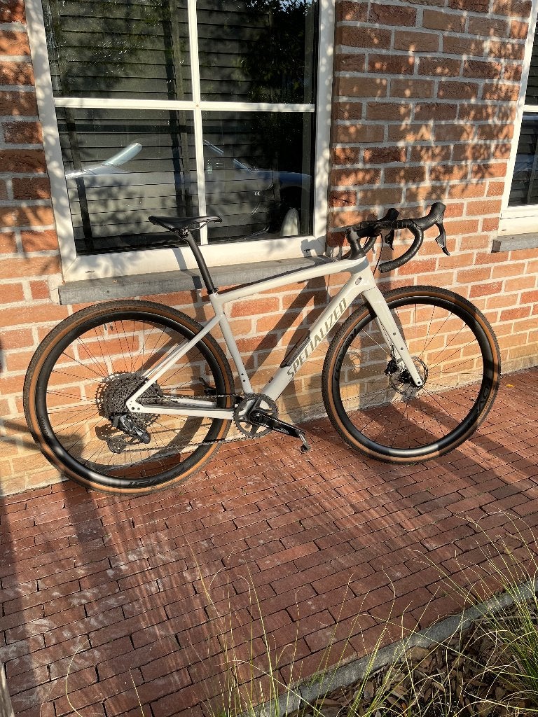 Specialized Diverge Carbon, Carbon, Zo goed als nieuw, Meer dan 20 versnellingen, 53 tot 57 cm