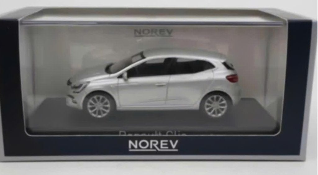 Renault Clio 2019 Zilver schaal 1:43 NOREV ref. 517585, Verzenden, Nieuw, Auto, Norev