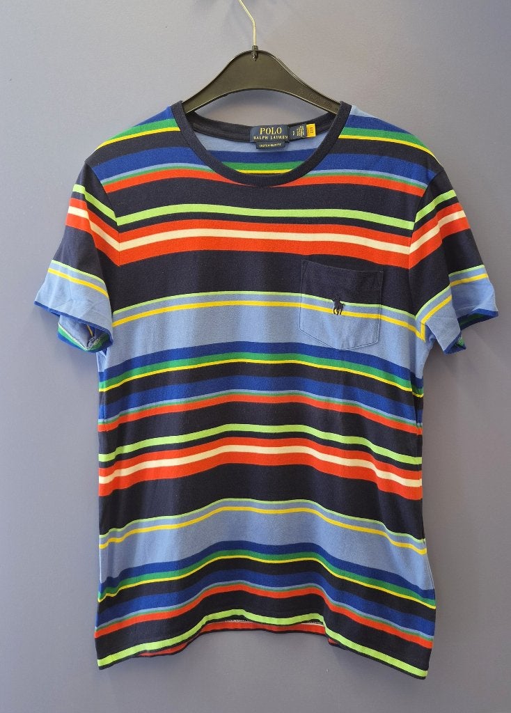 Polo Ralph Lauren kleurrijk gestreept shirt slim Fit S 51727, 650 Madison Avenue, New York, NY 10022, USA, Privacy.policy@ralphlauren.com