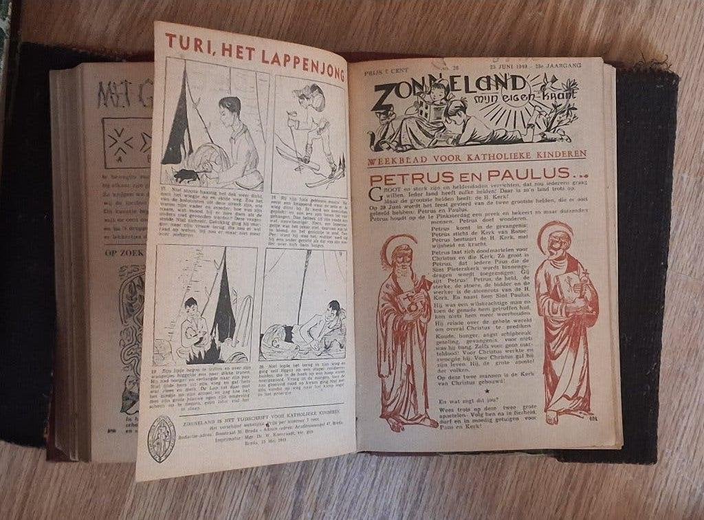 Zonneland weekblad voor Katholieke Kinderen 1949, Ophalen of Verzenden, Gelezen