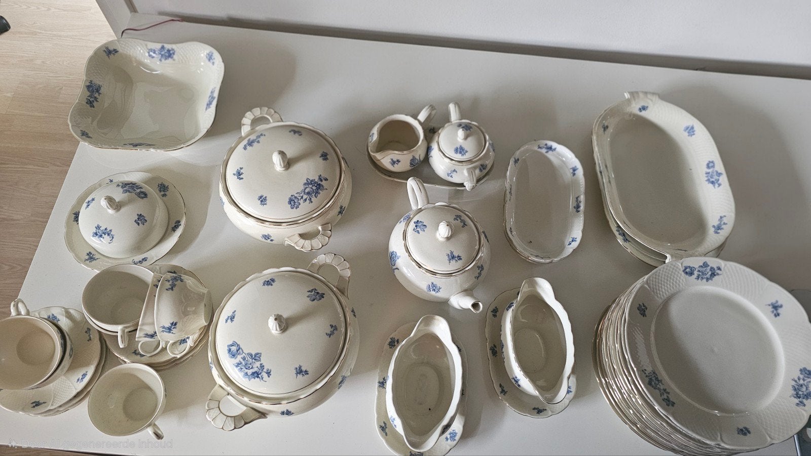 Antiek servies Arzberg bavaria art deco, Ophalen, Zo goed als nieuw, Porselein, Compleet servies