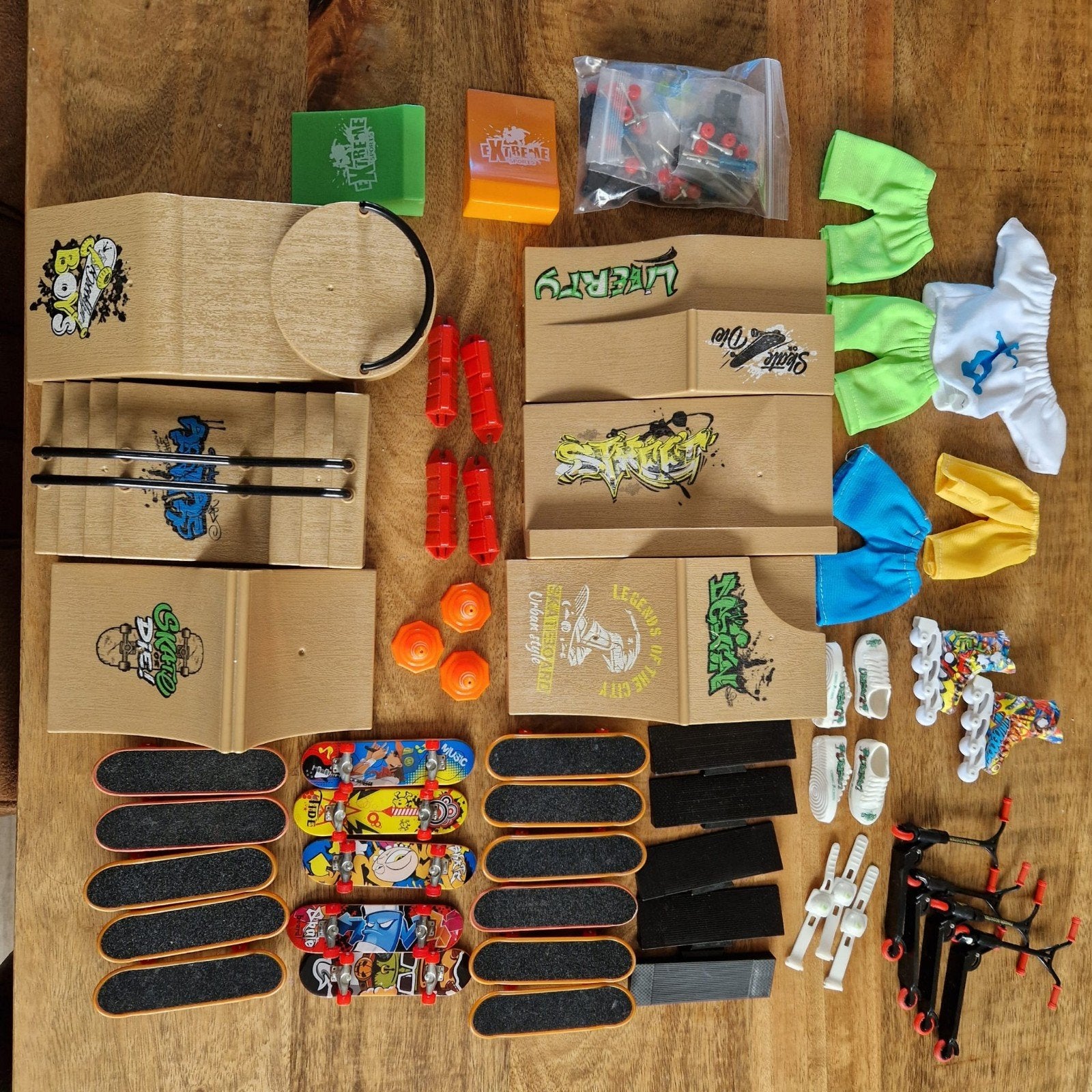 Mini skatebaan / fingerboard park te koop – zo goed als nieu, Ophalen of Verzenden, Zo goed als nieuw, Jongen of Meisje