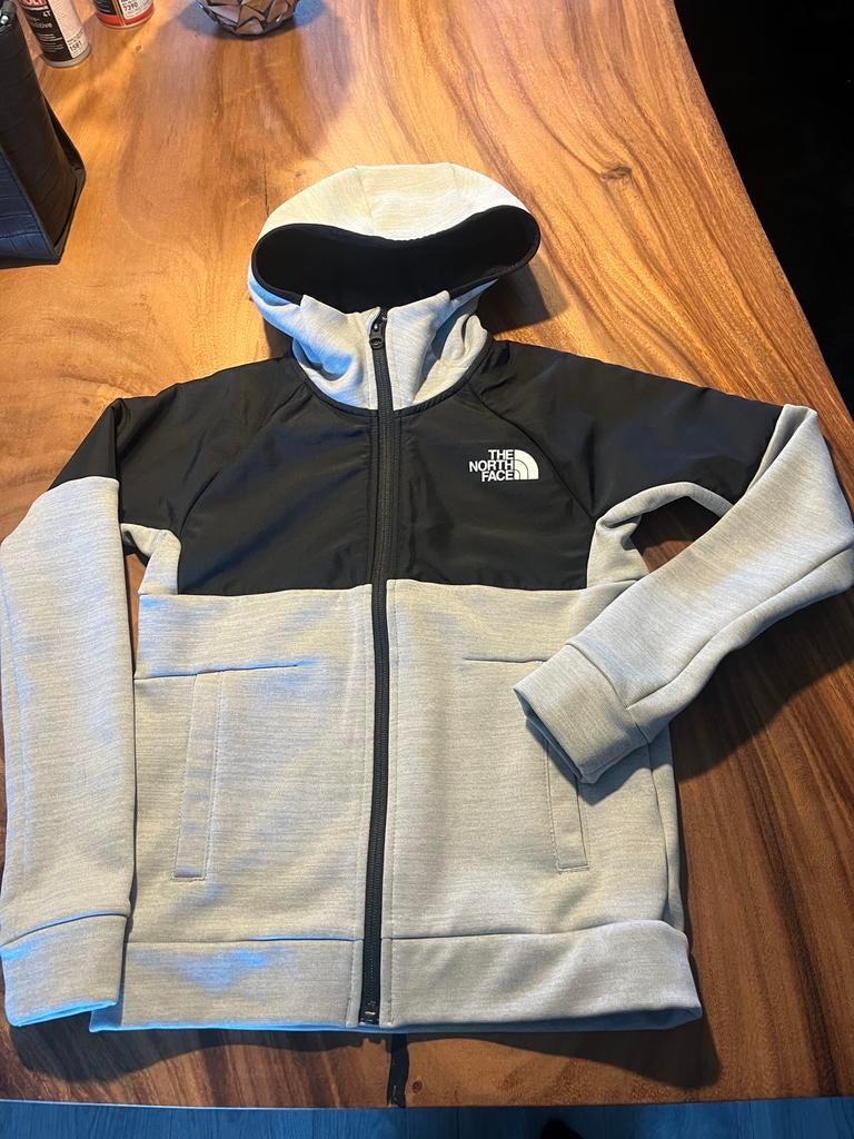 The North Face vest - Grijs/Zwart - Maat L/G (Youth/Junior), Ophalen, Zo goed als nieuw, Jongen of Meisje