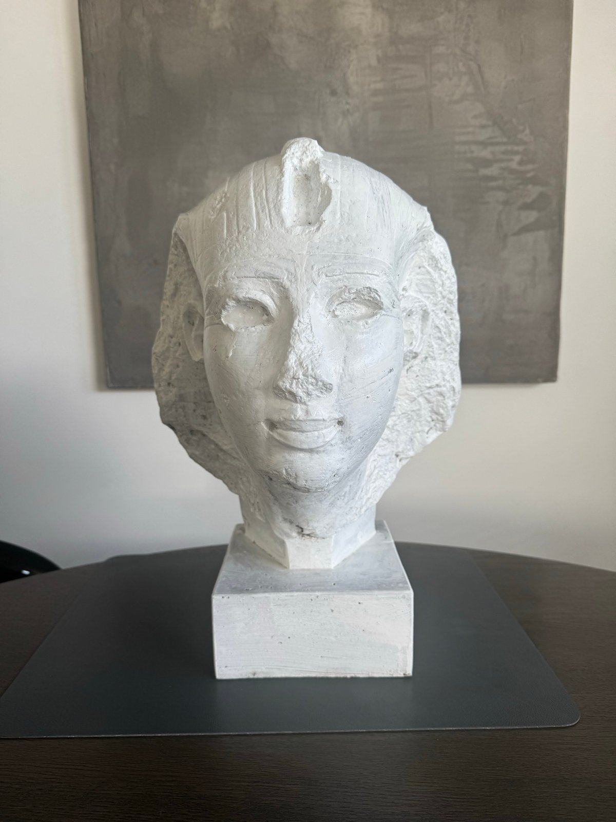 Composiet sculptuur Sphinx van Giza, 20e eeuw, Rustica Desig, Ophalen, Overige onderwerpen, Wit, Beeld