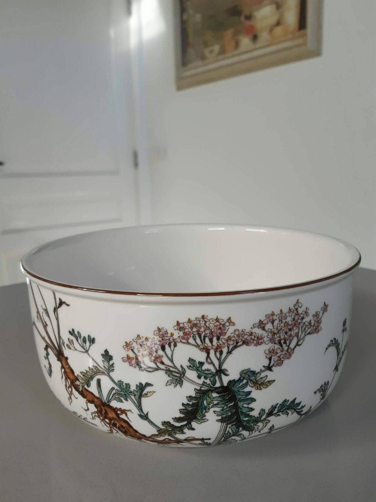 Hoge Slaschaal,  Groenteschaal Villeroy en Boch Botanica, Ophalen of Verzenden, Overige stijlen, Porselein, Schaal of Schalen