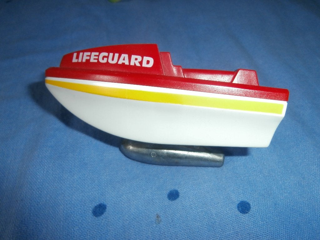 Playmobil Jetski Family Fun rood lifeguard met gewicht onder, Kinderen en Baby's, Speelgoed | Playmobil, Gebruikt, Losse onderdelen