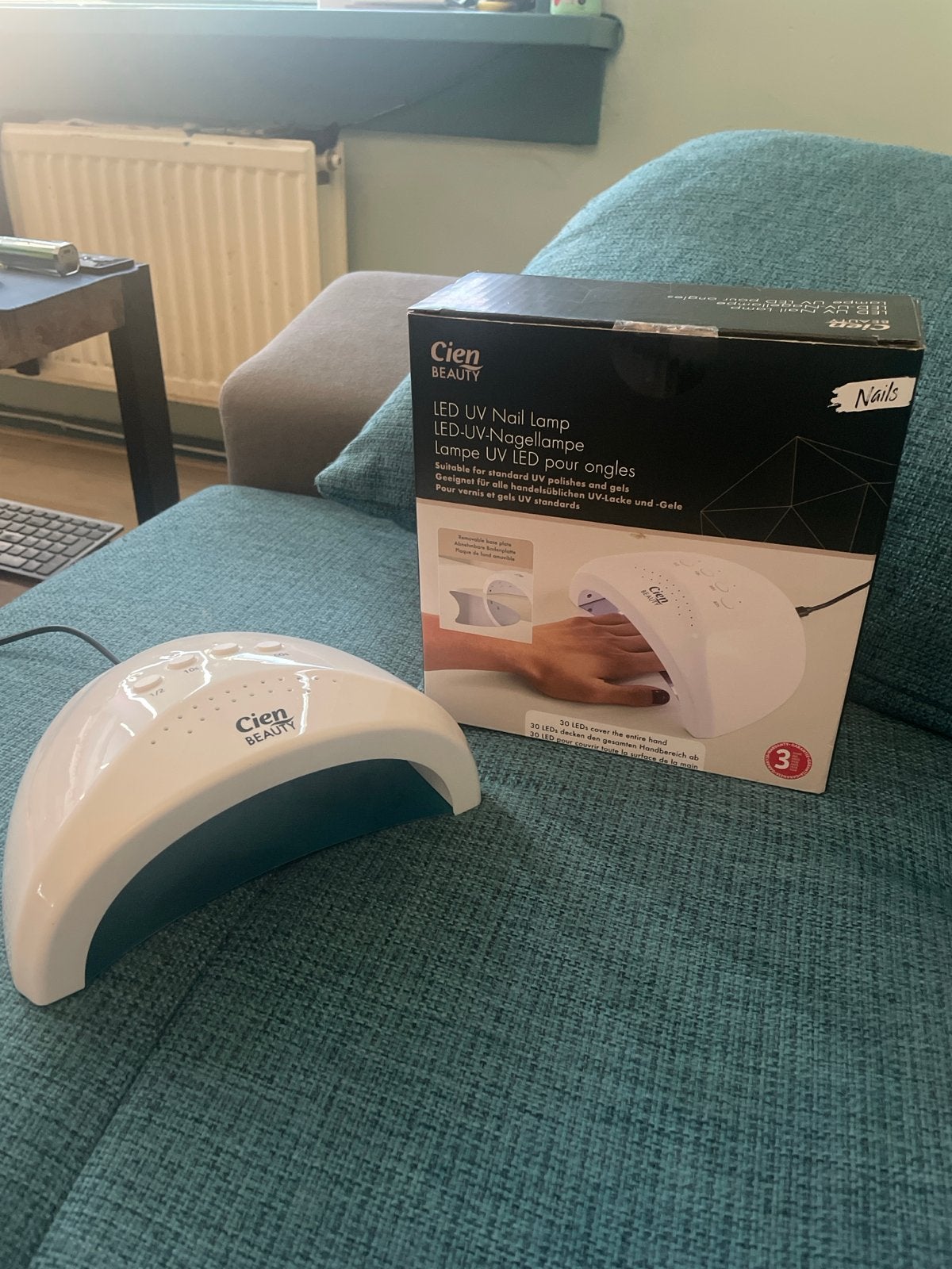 Cien Beauty LED-UV nagellamp - Nieuwstaat!, Ophalen of Verzenden, Zo goed als nieuw, Wit, Handen en Nagels