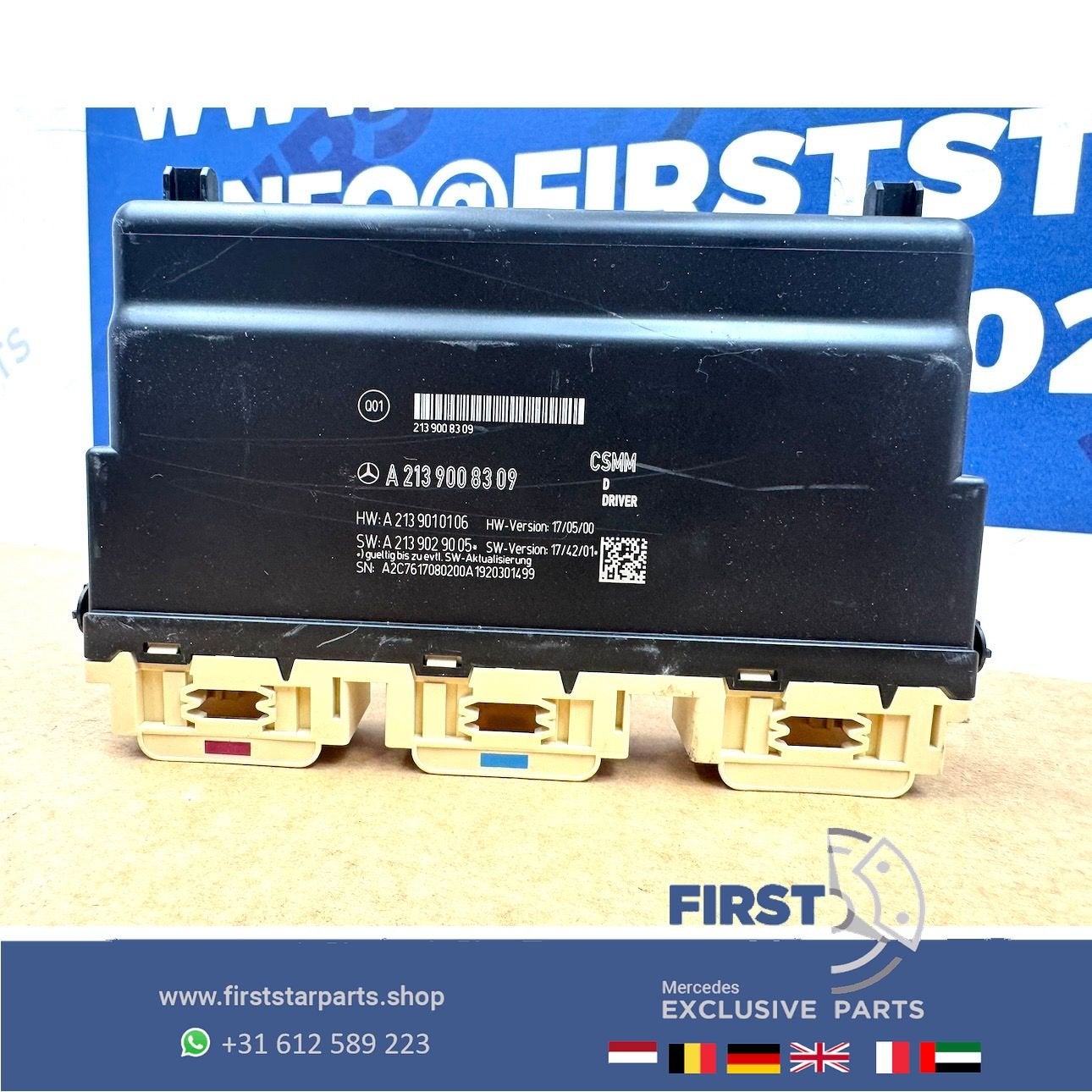 A2139008309 STOEL MODULE SCHAKELAAR A45S CLA45S C63 E63 GLA4, Gebruikt, -, Ophalen of Verzenden, -