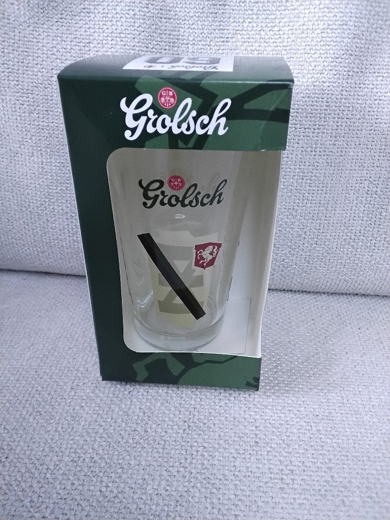 Grolsch bier glas fc twente, Ophalen of Verzenden, Nieuw, Glas of Glazen, Grolsch
