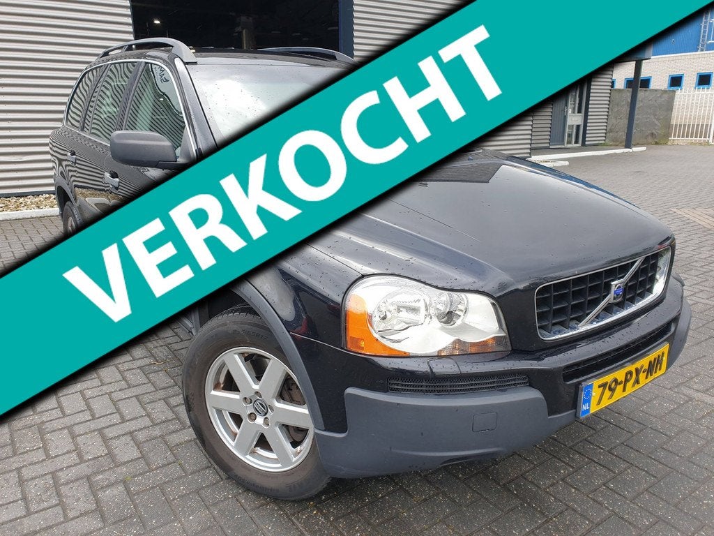 Volvo XC90 2.5 T Exclusive 4X4-7-Personen, Auto's, Volvo, Gebruikt, Zwart, 7 stoelen, Bedrijf