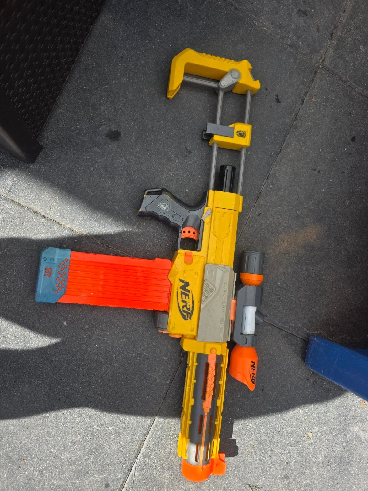 Nerf N-Strike Elite Retaliator Blaster, Ophalen of Verzenden, Gebruikt, Jongen of Meisje