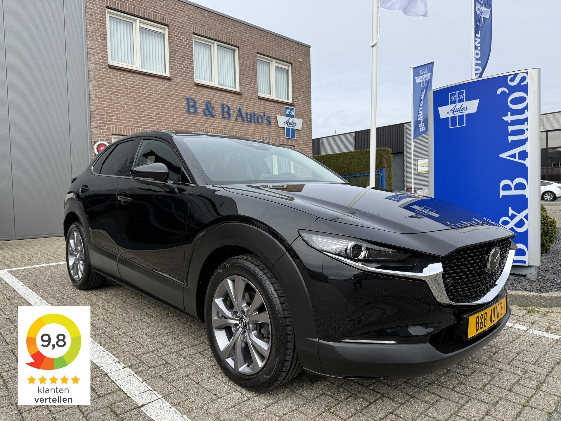 Mazda CX-30 2.5 e-SkyActiv-G 140pk M-Hybrid Exclusive-line l, Auto's, Mazda, Stof, Gebruikt, Bedrijf, 600 kg