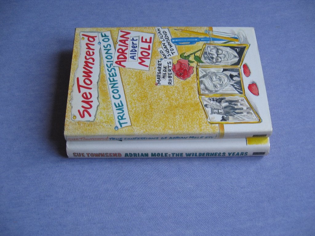Sue Townsend: Adrian Mole (2 titels gebonden met stofomslag), Ophalen of Verzenden, Zo goed als nieuw, Sue Townsend