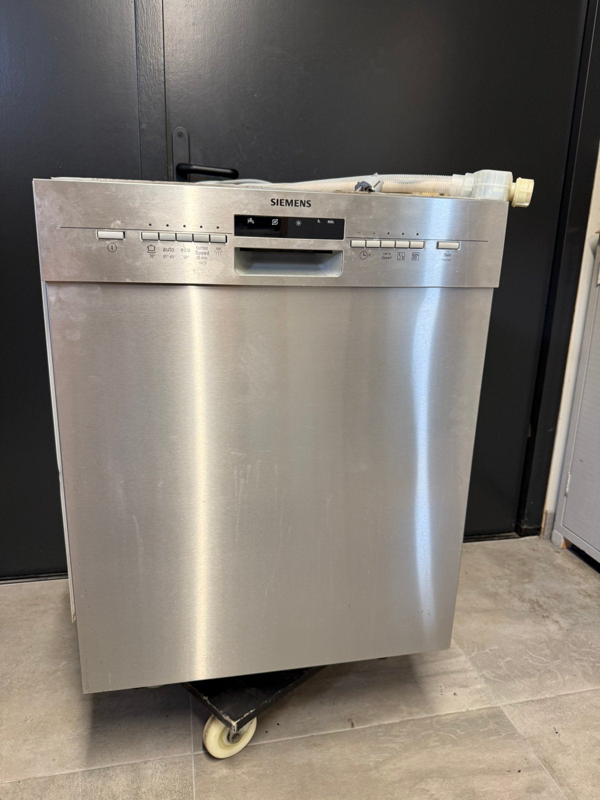 Siemens SD6P1S semi-inbouw Vaatwasser - RVS, Witgoed en Apparatuur, Ophalen, Gebruikt, 60 cm of meer, Eco programma