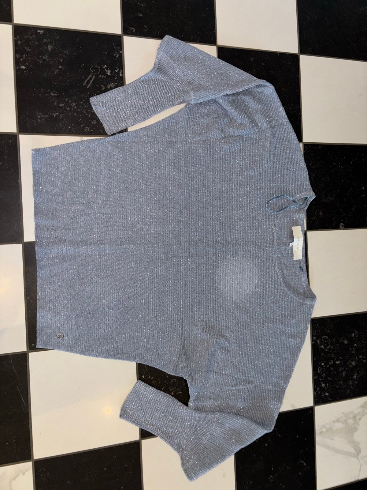 Nukus lichtblauwe trui, maat M, Ophalen of Verzenden, Zo goed als nieuw, Maat 38/40 (M), Blauw