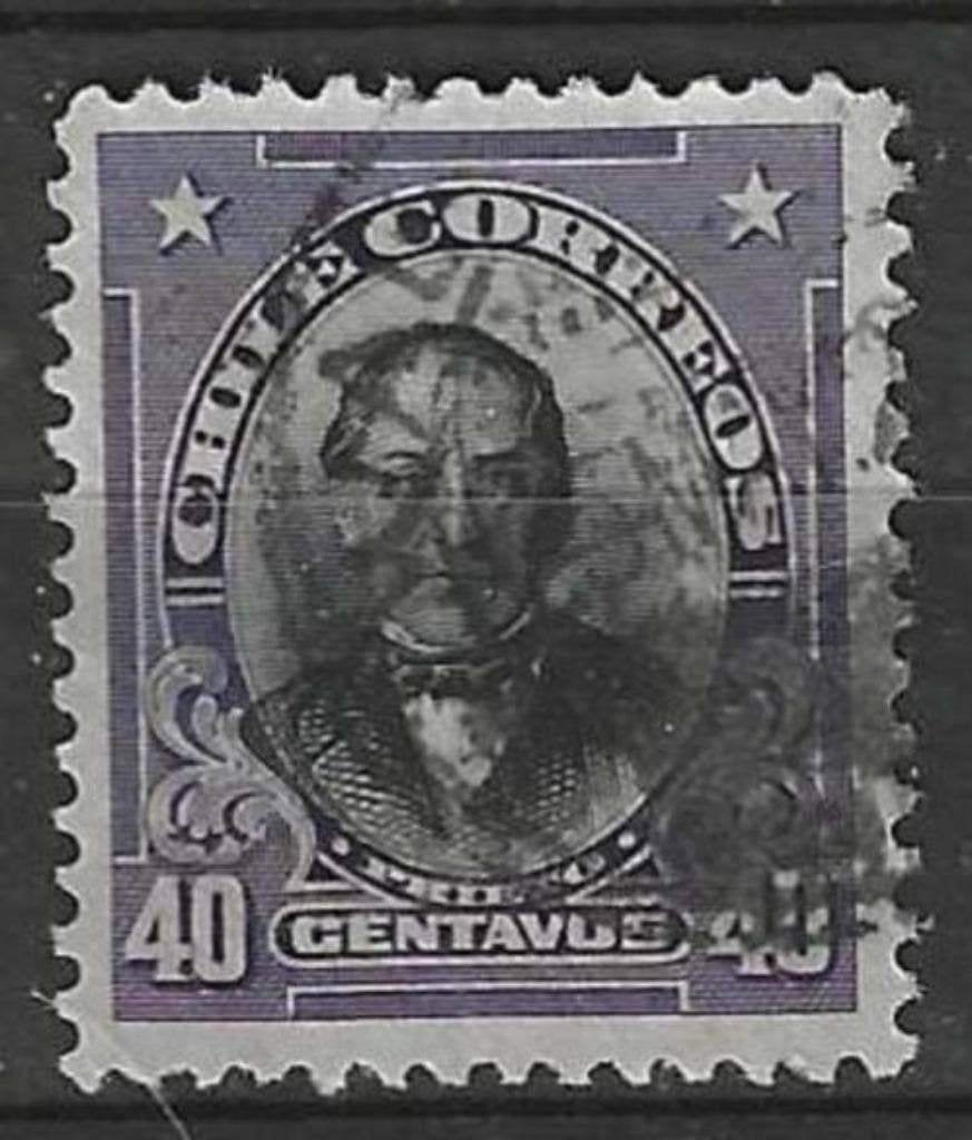 Chili 1912/1915 - Yvert 106 - Joaquín Prieto Vial (ST), Verzenden, Gestempeld, Zuid-Amerika