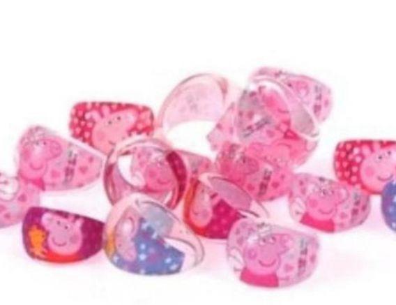 Ringetjes kinderen (peppa big), Sieraden, Tassen en Uiterlijk, Ringen, Ophalen of Verzenden