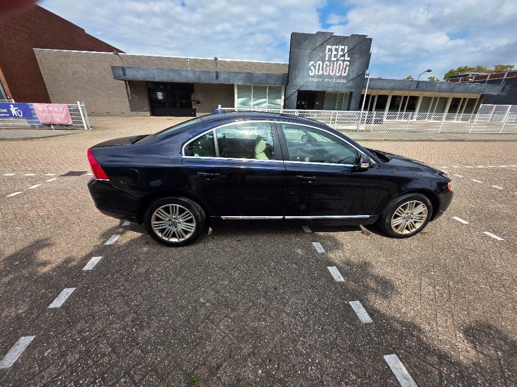 Volvo S80 2.5 T Geartronic 2008 Blauw, Auto's, Beige, Blauw, 2521 cc, 1600 kg