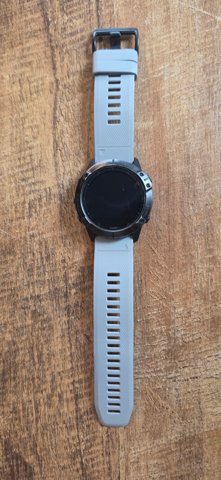 Garmin Fenix 6X Pro - Grijs/Zwart, Sieraden, Tassen en Uiterlijk, Gebruikt, Verzenden, Zwart, Garmin