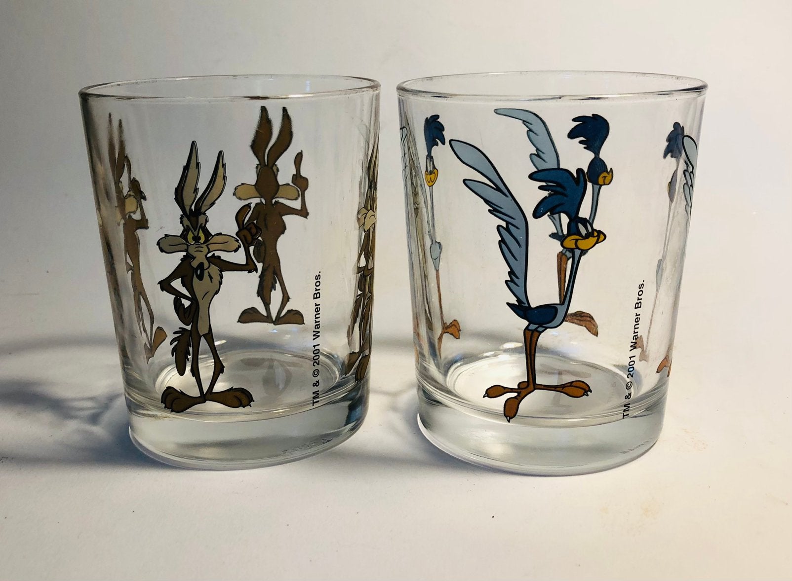 Vintage Disney’s Roadrunner en Coyote limonade glazen, Verzamelen, Glas en Borrelglaasjes, Ophalen of Verzenden, Zo goed als nieuw