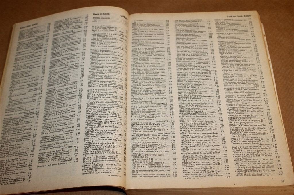 Telefoongids s-Hertogenbosch 1965 — Vintage PTT telefoonboek, Ophalen of Verzenden, Gelezen