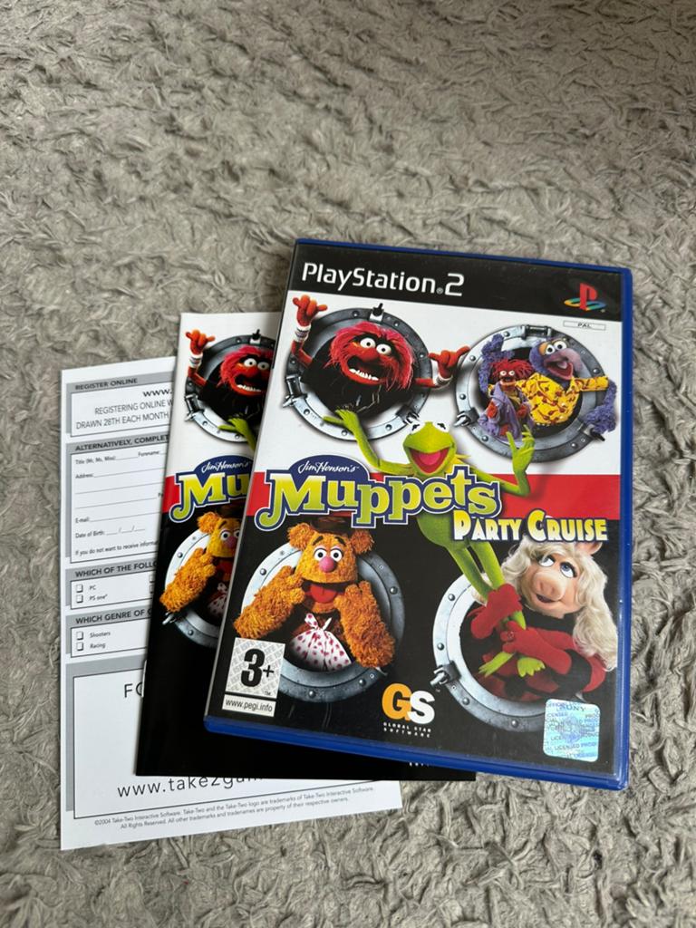 Jim Henson's Muppets Party Cruise - PlayStation 2, Gebruikt, Overige genres, Eén computer, Ophalen of Verzenden