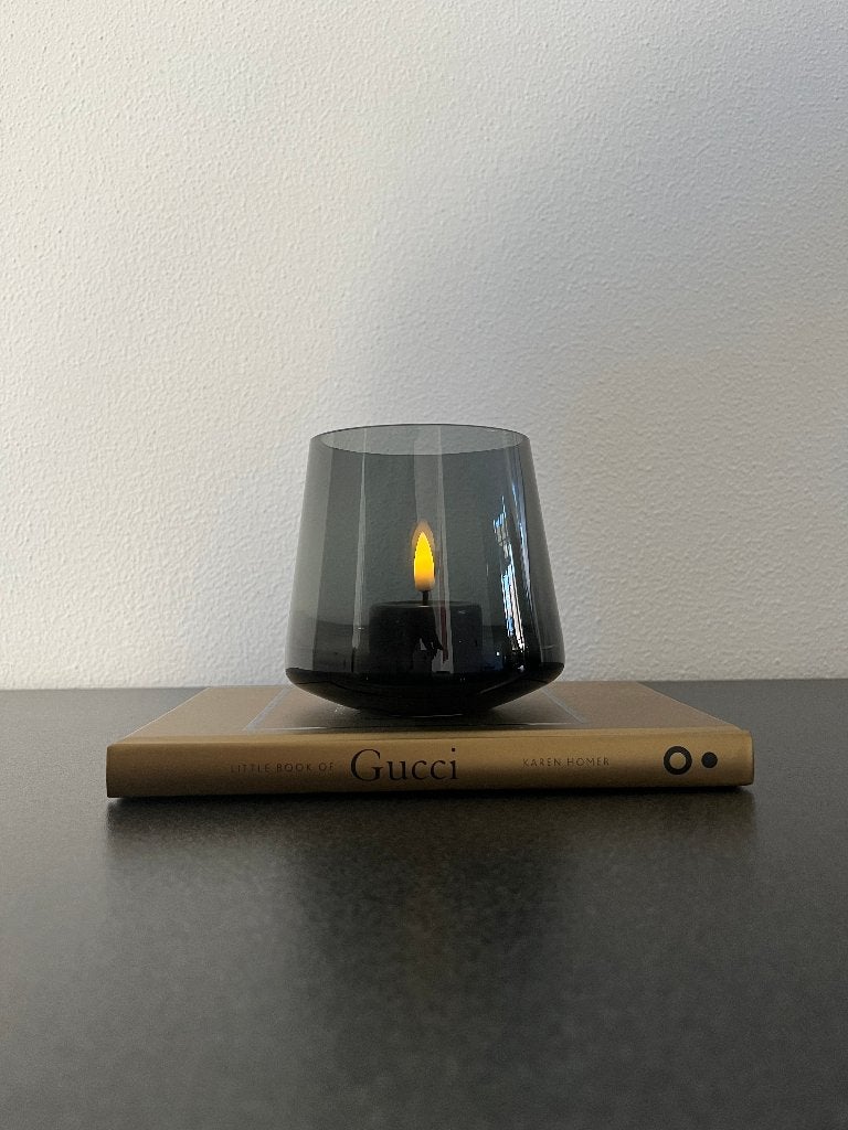Windlicht Smoke Grey Bella Nieuw!, Overige materialen, Overige kleuren, Nieuw, Ophalen of Verzenden