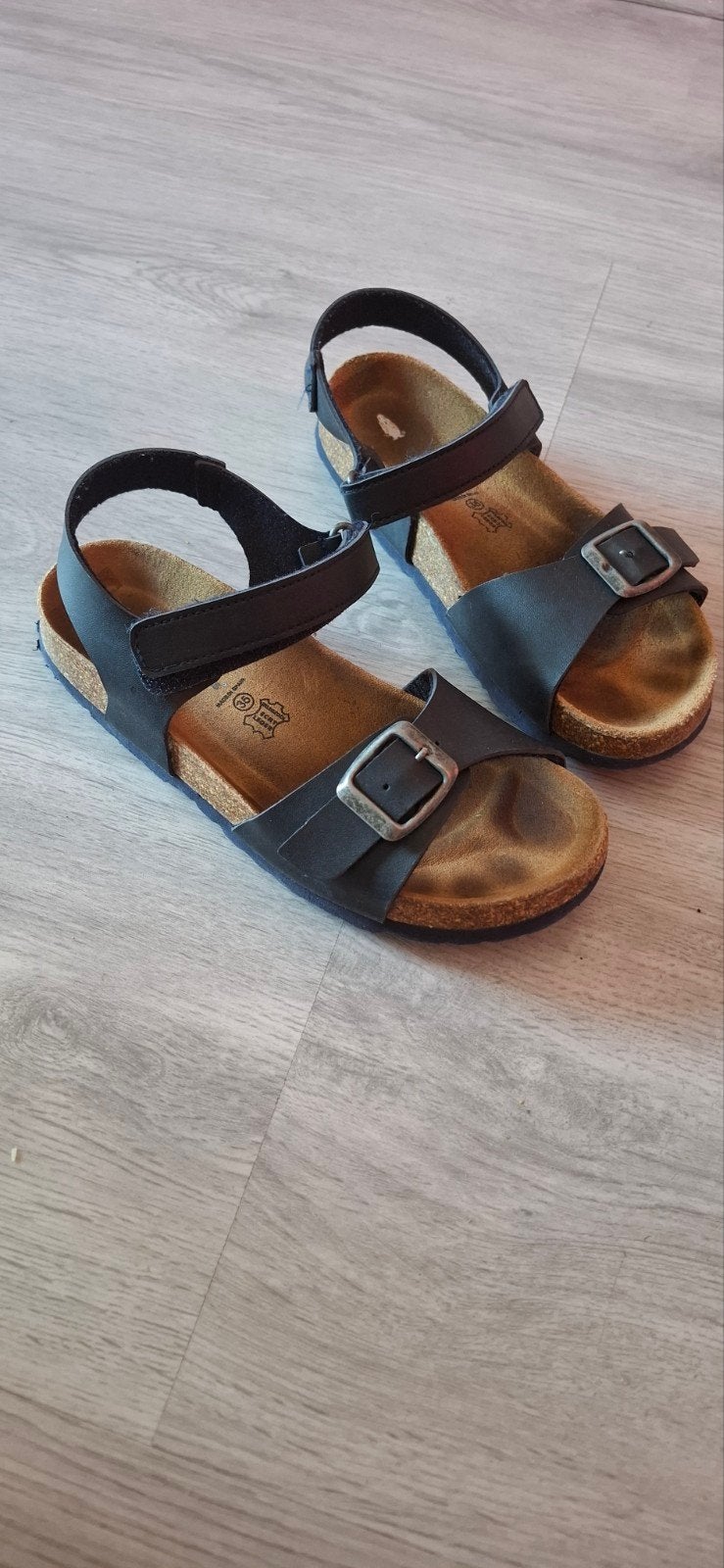 Hush Puppies sandalen, maat 35, Zwart, Gedragen, Hush Puppies, Sandalen of Muiltjes