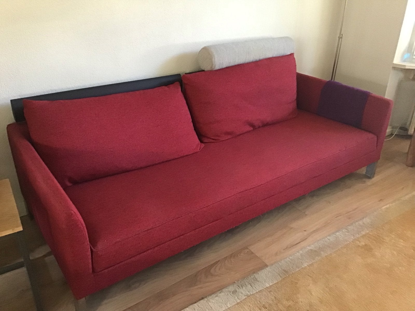 Comfortabele slaapbank - Rood, Ophalen, Gebruikt