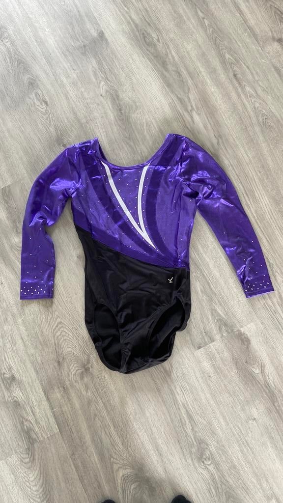Turnpakje, Sport en Fitness, Turnen, Paars, Nieuw, Maat 36 t/m 42, Ophalen of Verzenden