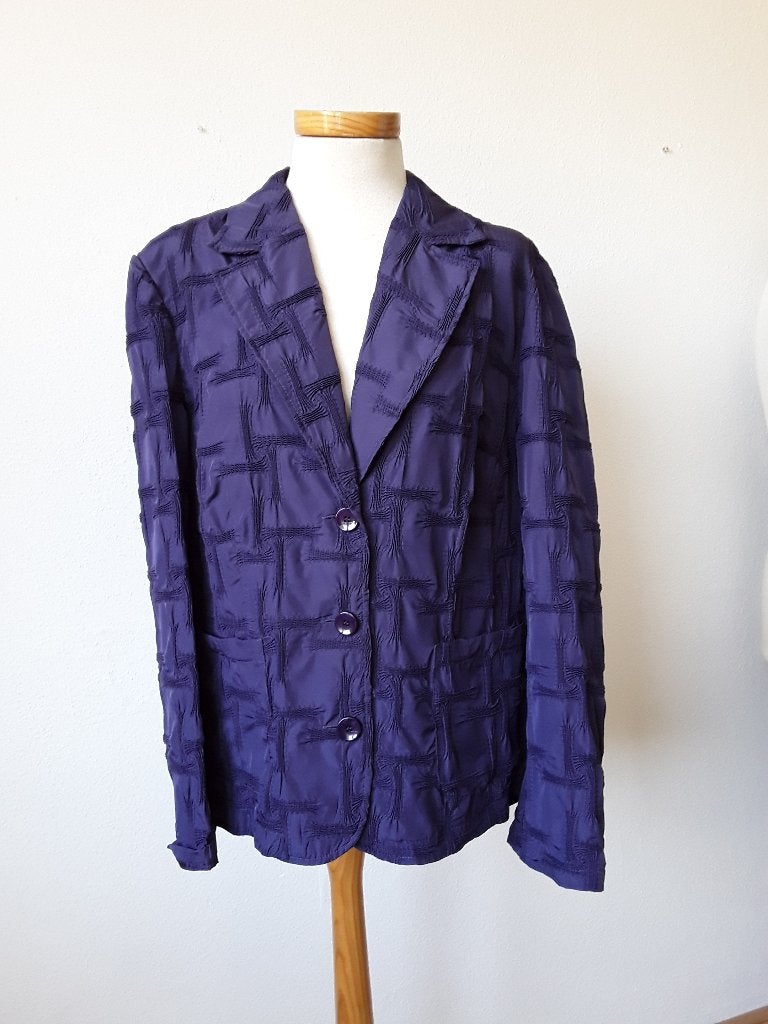 Jasje/kolbert in paars mt 46 van Erfo, Verzenden, Maat 46/48 (XL) of groter, Zo goed als nieuw, Jasje