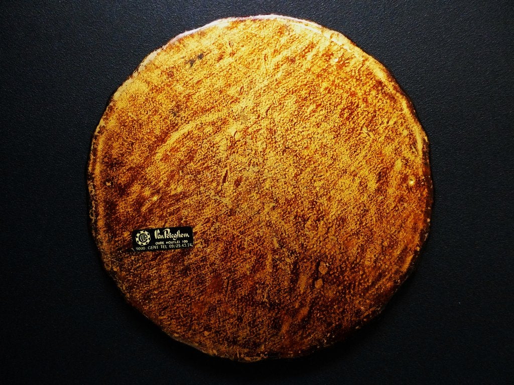 Italiaans dienblad serveerblad blauw ecru en goud, Antiek en Kunst, Curiosa en Brocante, Ophalen of Verzenden