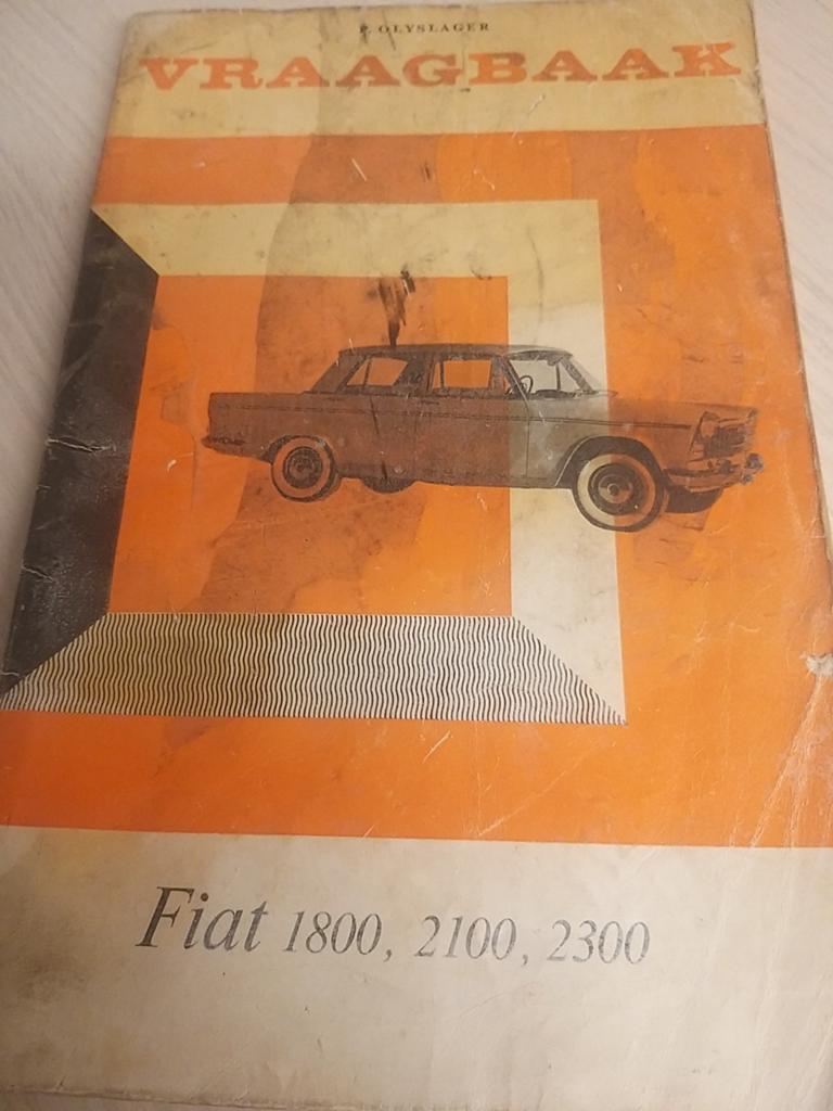 Nederlands vraagbaak Fiat 1800 2100 2300 automaat, Ophalen of Verzenden