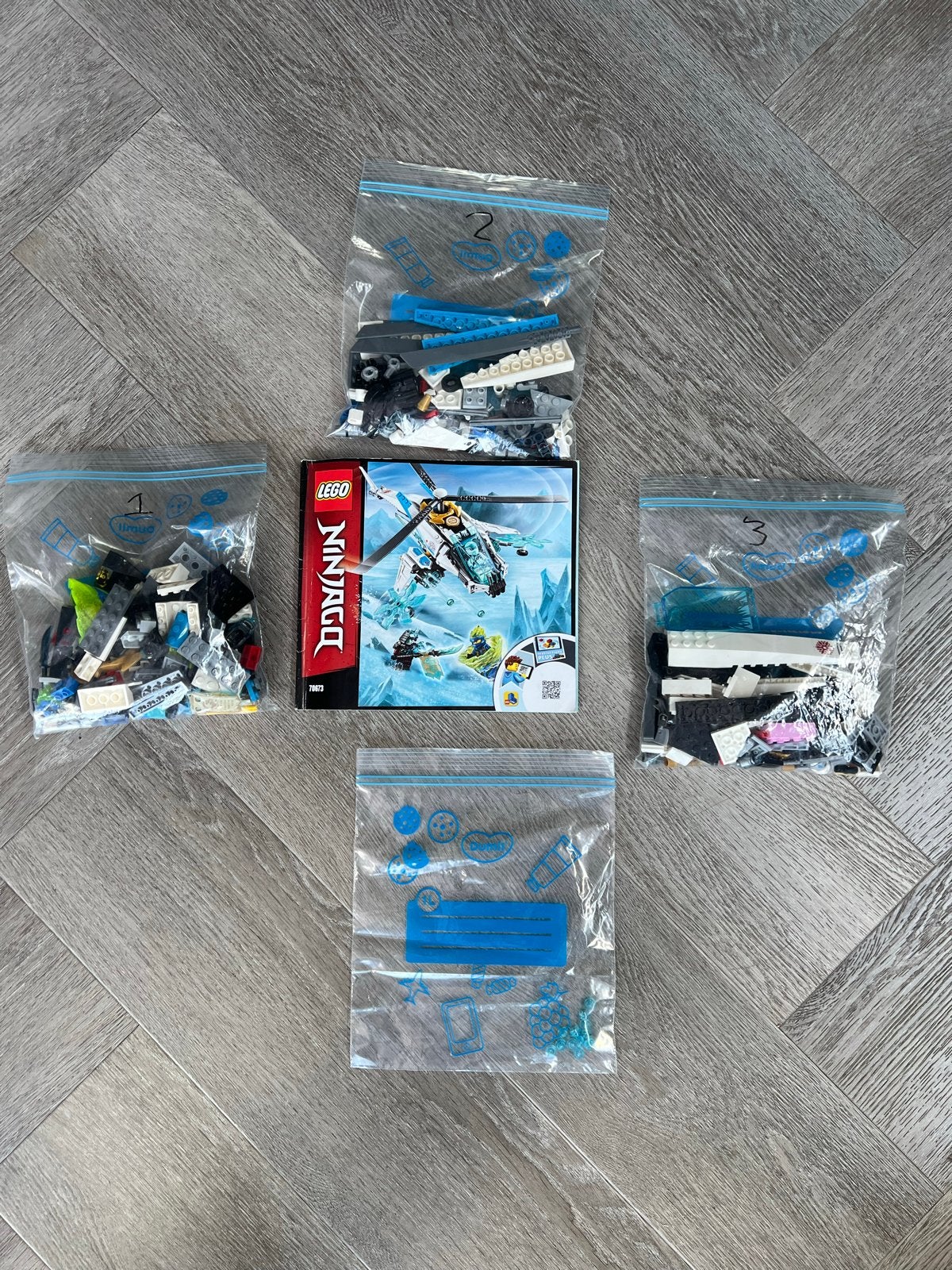 Lego Ninjago 70673 ShuriCopter compleet met minifiguren, Kinderen en Baby's, Speelgoed | Duplo en Lego, Lego, Ophalen of Verzenden