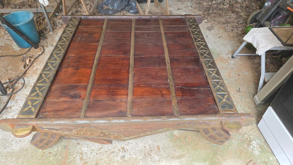Opium tafel, Huis en Inrichting, Tafels | Salontafels, Ophalen, Gebruikt, Koloniaal, Vierkant