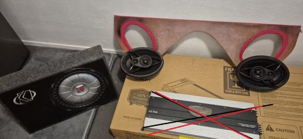 Geluidsinstallatie set - Subwoofer en Speakerset, Ophalen