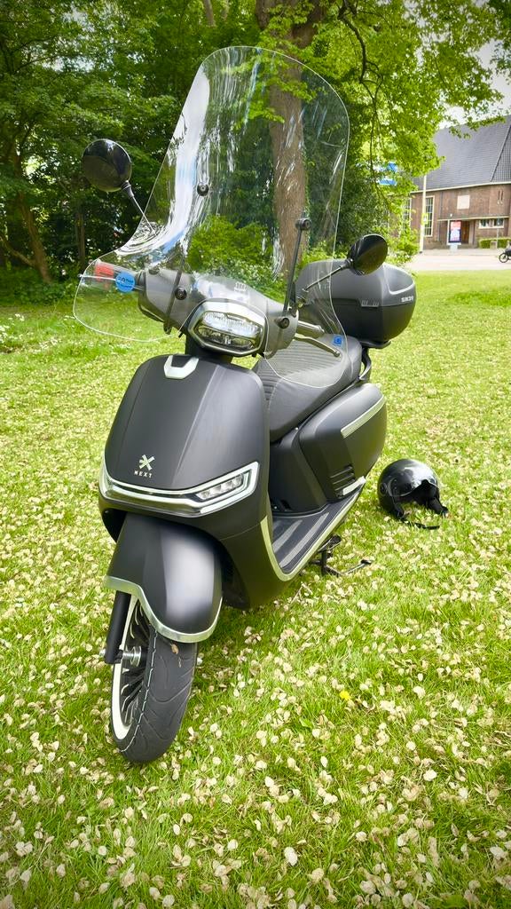 Next bromscooter zwart, Elektrisch, Zo goed als nieuw, Ophalen, Overige merken