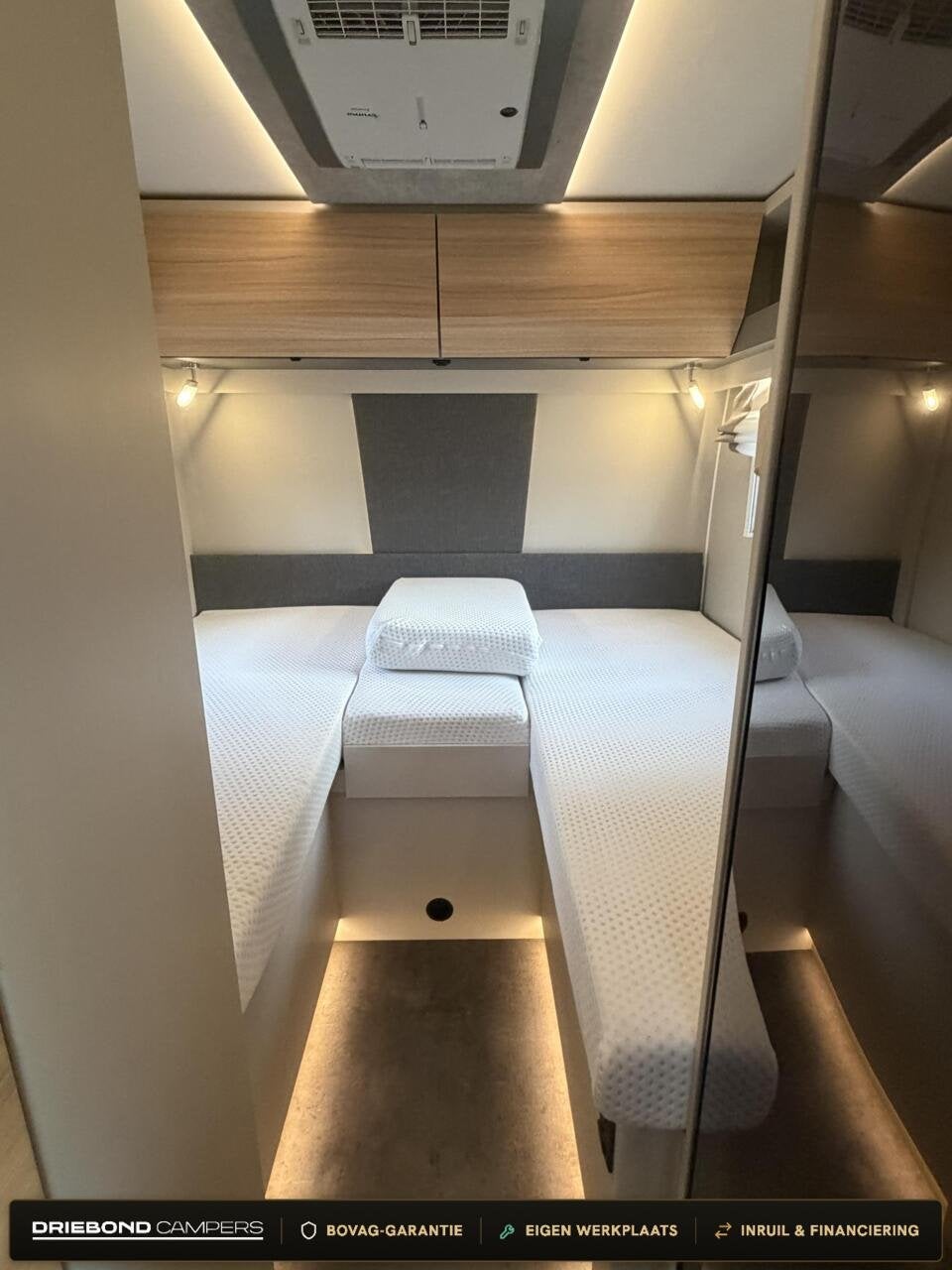 Dethleffs Pulse I6811 EB Lage Enkele Bedden Hefbed Luifel Om, Airbags, 6 tot 7 meter, Bedrijf, Elektrische ramen