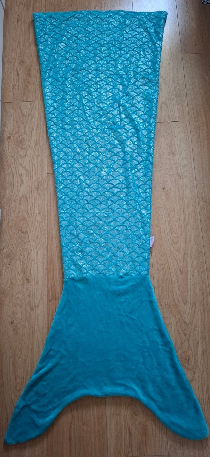 Zeemeerminstaart/ fleece kleed/ deken, Overige kleuren, Ophalen of Verzenden, Zo goed als nieuw, Overige typen